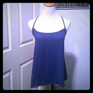 Blue aztec tank top 💙